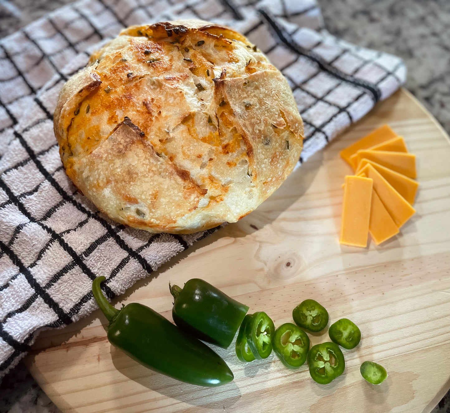 Jalapeño Cheddar Boule