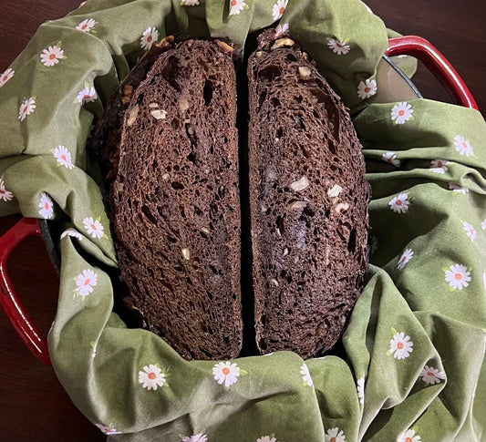 Double Chocolate and Walnut Boule